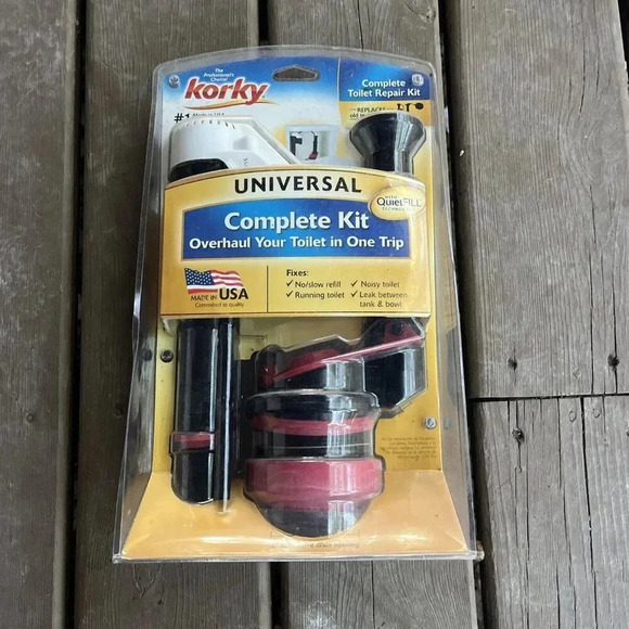 Korky QuietFILL Platinum Complete Universal Toilet Repair Kit 4010MP - Picture 1 of 2